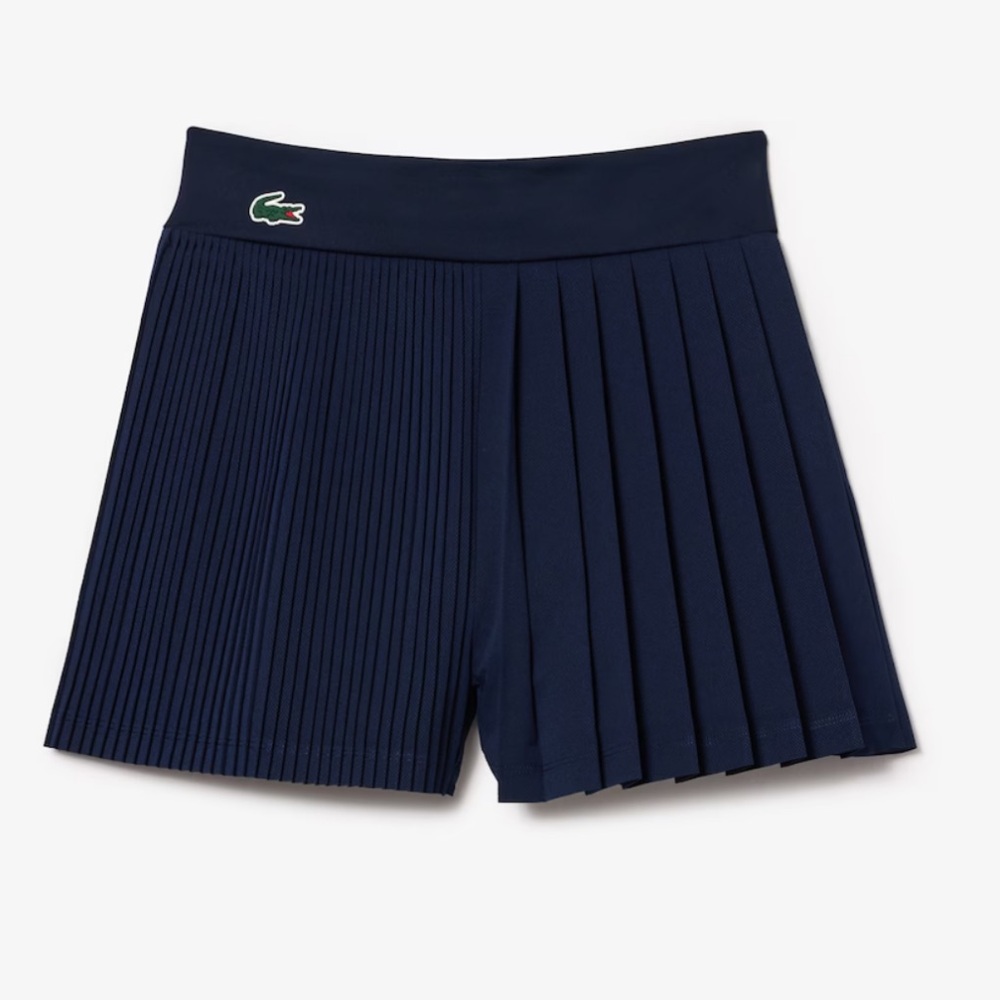 LACOSTE SPORT - PLEATED LINED TENNIS SHORTS
